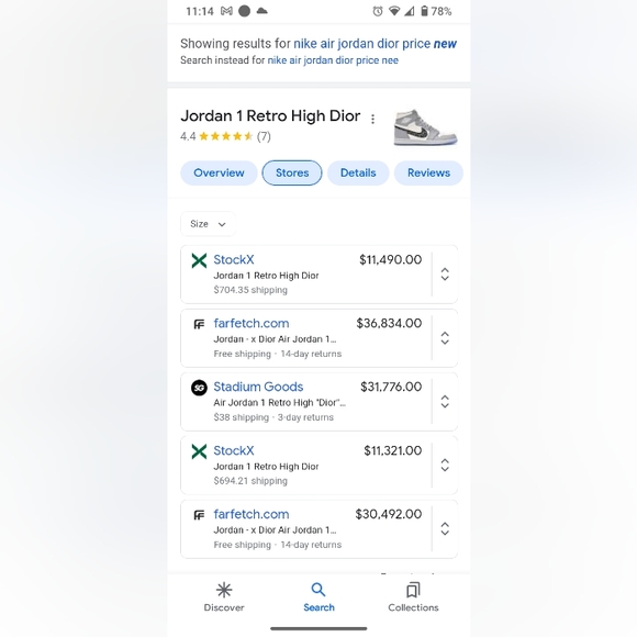 Nike Air Dior Jordan 1 "Miami" Sneakers - Picture 14 of 14